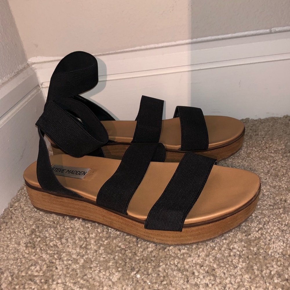 Steve Madden 1 inch platform sandals